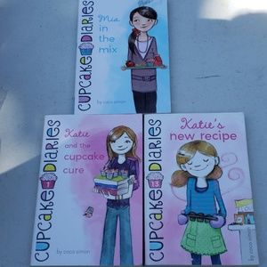 Cupcake Diaries set of three books like new